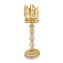 Engraved Design Elegant Metal Candleholder Wedding Table Centrepiece  15*46 cm (Ctn Box 12 units)