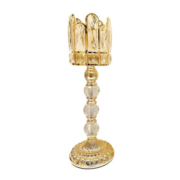 Engraved Design Elegant Metal Candleholder Wedding Table Centrepiece  15*46 cm (Ctn Box 12 units)