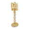 Engraved Design Elegant Metal Candleholder Wedding Table Centrepiece  15*46 cm (Ctn Box 12 units)