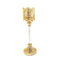 Engraved Design Elegant Metal Candleholder Wedding Table Centrepiece  14*44 cm (Ctn Box 12 units)