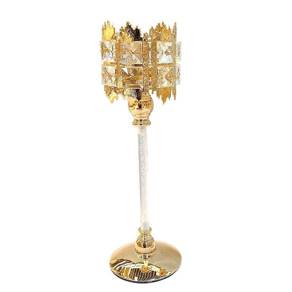 Engraved Design Elegant Metal Candleholder Wedding Table Centrepiece  13*43 cm (Ctn Box 12 units)