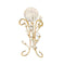 Engraved Design Elegant Metal Deco Craft Wedding Table Centrepiece  13*30 cm (Ctn Box 12 units)