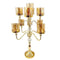 Engraved Design Elegant Metal Deco Craft Wedding Table Centrepiece  43*77 cm (Ctn Box 4 units)
