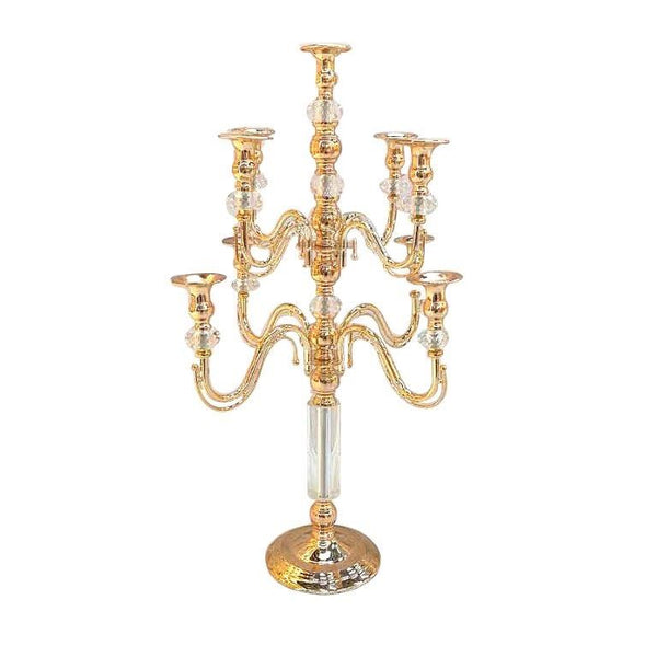Engraved Design Elegant Metal Deco Craft Wedding Table Centrepiece  37*34*76 cm (Ctn Box 4 units)