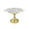 Deco Metal and Glass Footed Fruit Bowl 30X25 cm  (Ctn Box 6 units)