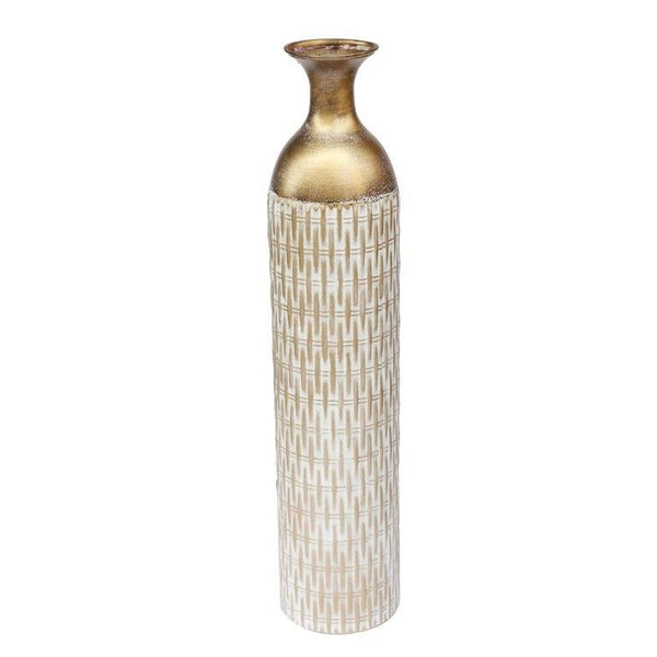 Home Decor Tabletop Gold Abstract Metal Vase 9X64 cm  (Ctn Box 8 units)
