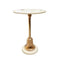 Metal Marbletop Abstract Design Round Side Table Corner Table 35X45CM cm (Ctn Box 1 units)