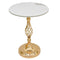 Metal Marbletop Abstract Design Round Side Table Corner Table 40X52CM cm (Ctn Box 1 units)