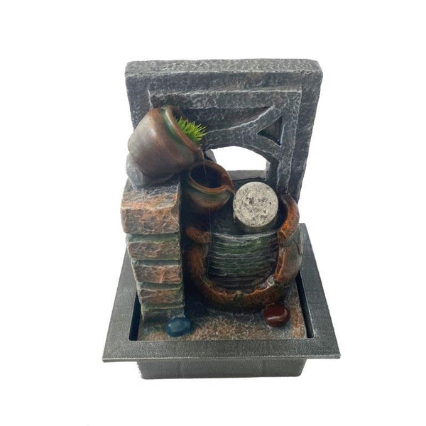 Home Decor Waterfall Deco Fountain  25X20X35 cm  (Ctn Box 8 units)