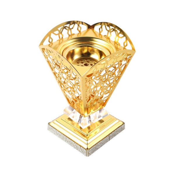 Essential Oil and Incense Burner Diffuser Metal Decor Craft 10*10*22 cm (Ctn Box 60 units)