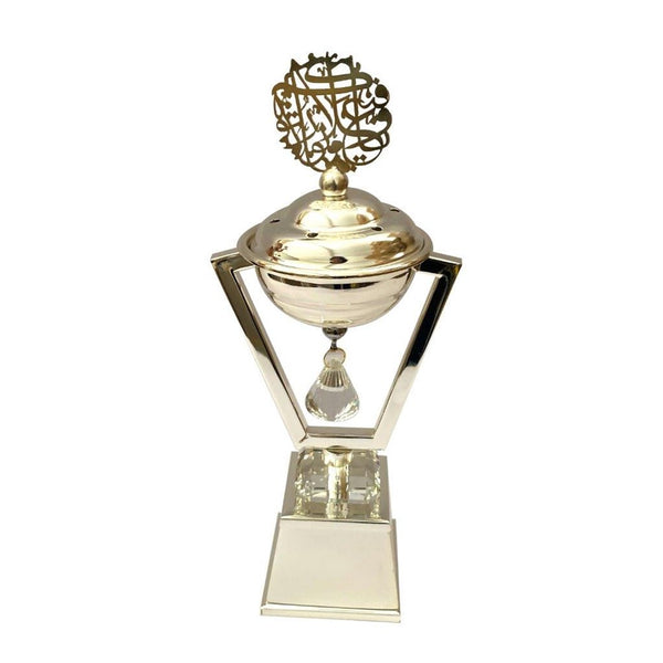 Essential Oil and Incense Burner Diffuser Metal Decor Craft 12.5*12.5*31 cm (Ctn Box 36 units)