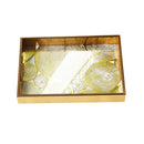 Deco Abstract Design Rectangular MDF Serving Tray Set of 2 Pcs  35*25*4/40*30*4 cm (Ctn Box 8 units)