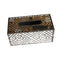 Glass and MDF Deco Tissue Box and Basket Set 24*12*10 cm (Ctn Box 8 units)