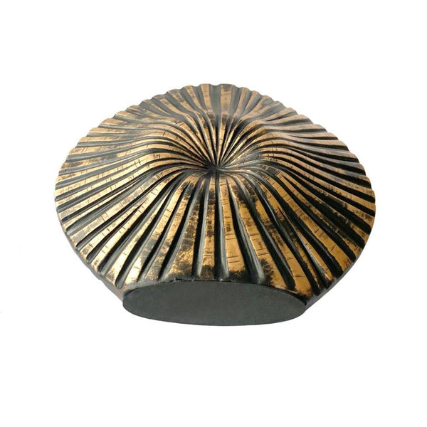 Home Decor Modern Abstract Craft Black Tabletop Ceramic Vase 27.5*8*27 cm (Ctn Box 24 units)