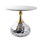 Metal Marbletop Abstract Design Round Centre Table Coffee Table 50*43 cm (Ctn Box 1 units)