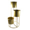 Home Decor Gold Metal Corner Plant Stand 40*80 cm (Ctn Box 1 units)