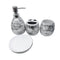 Bathroom Accessories Soap Dispenser Toothbrush Holder Set of 4 Pcs  (Ctn Box 18 units)