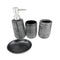 Bathroom Accessories Soap Dispenser Toothbrush Holder Set of 4 Pcs  (Ctn Box 18 units)