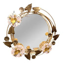 Decorative Abstract Shape Gold Metal Frame Wall Mirror  80*80*6 cm (Ctn Box 1 units)
