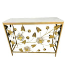 Rectangular Gold Metal Accent Console Table Dresser Table 100*35*79 cm (Ctn Box 1 units)