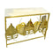 Rectangular Gold Metal Accent Console Table Dresser Table  100*80*40 cm (Ctn Box 1 units)