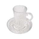 Premium Lead Free Istikani Tea Cup and Saucer Set of 6 Pcs (Ctn Box 6 units)