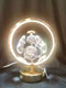Home Decor Bedside Desktop Table Lamp Metal Base Artistic Shade 27*23 cm (Ctn Box 24 units)