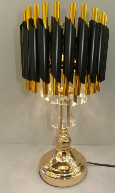 Home Decor Bedside Desktop Table Lamp Metal Base Artistic Shade  37*17 cm (Ctn Box 20 units)