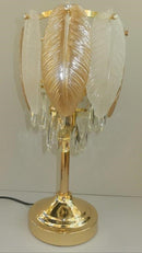 Home Decor Bedside Desktop Table Lamp Metal Base Leaf Shade  45*19 cm (Ctn Box 16 units)