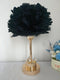 Home Decor Bedside Desktop Table Lamp Metal Base Feather Shade  30*44 cm (Ctn Box 12 units)
