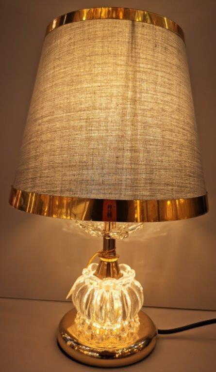 Home Decor Bedside Desktop Table Lamp Metal Base Color Shade  38*25 cm (Ctn Box 24 units)