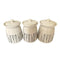 Ceramic Deco Canister Set of 3 Pcs 11.5*15 cm ** (Ctn Box 12 units)