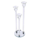 Home Decor Crystal Decor Table Top Candleholder 3 Arms  37 cm (Ctn Box 12 units)