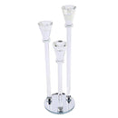 Home Decor Crystal Decor Table Top Candleholder 3 Arms  37 cm (Ctn Box 12 units)