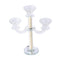 Home Decor Crystal Decor Table Top Candleholder 3 Arms  28 cm (Ctn Box 10 units)