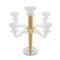 Home Decor Crystal Decor Table Top Candleholder 5 Arms  36 cm (Ctn Box 6 units)