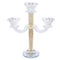 Home Decor Crystal Decor Table Top Candleholder 3 Arms  28 cm (Ctn Box 10 units)