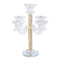 Home Decor Crystal Decor Table Top Candleholder 3 Arms  28 cm (Ctn Box 8 units)