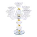 Home Decor Crystal Decor Table Top Candleholder 3 Arms  26 cm (Ctn Box 10 units)