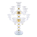 Home Decor Crystal Decor Table Top Candleholder 9 Arms  45 cm (Ctn Box 4 units)