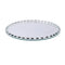 Home Decor Crystal Glass Round Tray Plate  20 cm (Ctn Box 24 units)
