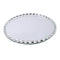 Home Decor Crystal Glass Round Tray Plate  25 cm (Ctn Box 16 units)