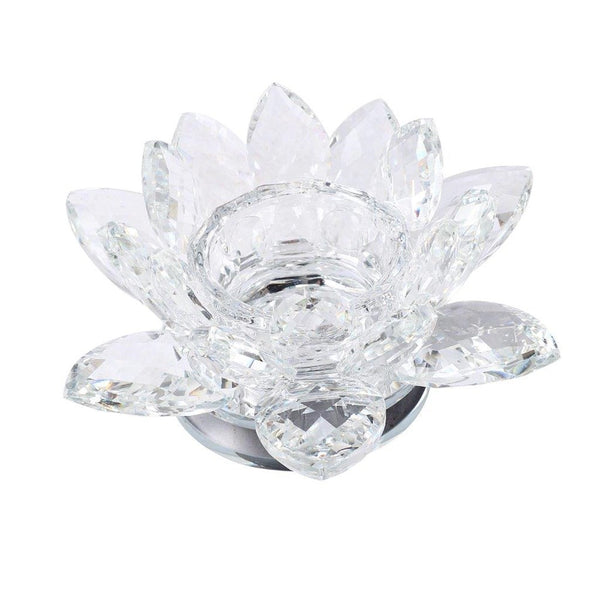 Home Decor Crystal Glass Lotus Flower 10 cm (Ctn Box 48 units)