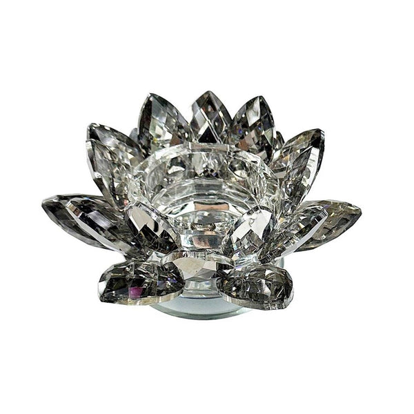 Home Decor Crystal Glass Lotus Flower 10 cm (Ctn Box 48 units)