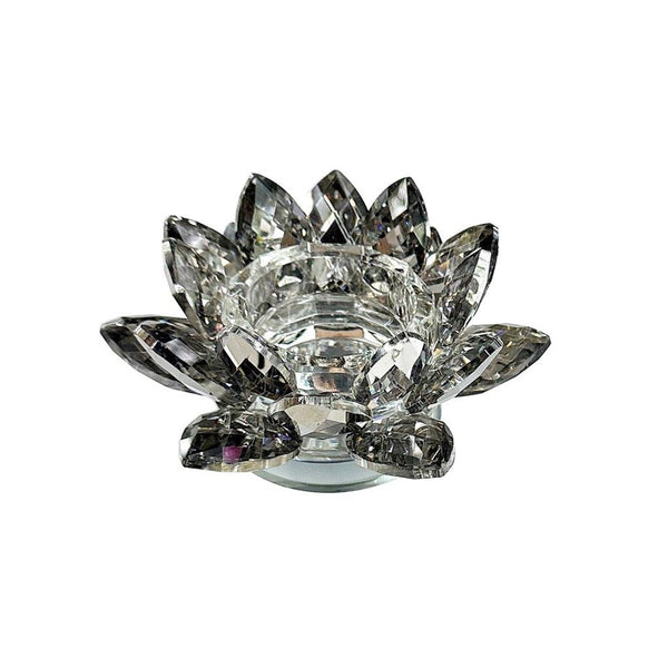 Home Decor Crystal Glass Lotus Flower 13 cm (Ctn Box 36 units)