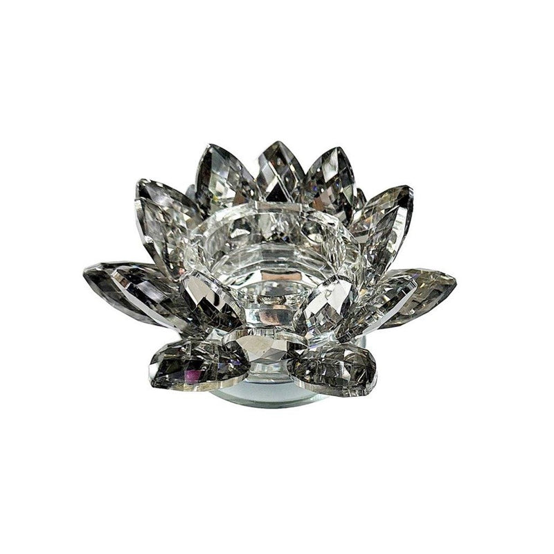 Home Decor Crystal Glass Lotus Flower 13 cm (Ctn Box 36 units)
