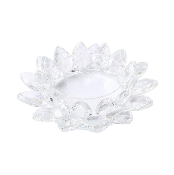 Home Decor Crystal Glass Lotus Flower 16 cm (Ctn Box 36 units)