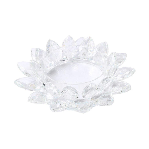 Home Decor Crystal Glass Lotus Flower 16 cm (Ctn Box 36 units)