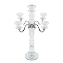 Home Decor Crystal Decor Table Top Candleholder 5 Arms 48 cm (Ctn Box 4 units)