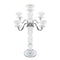 Home Decor Crystal Decor Table Top Candleholder 5 Arms 48 cm (Ctn Box 4 units)